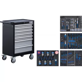   BGS technic Műhelykocsi | 7 fiókos | 227 szerszámmal (BGS 6069)
