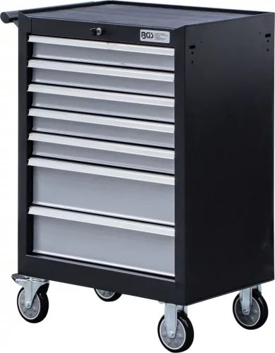 BGS technic Műhelykocsi | 7 fiók | Motorvezérlő szerszámkészletek (BGS 6076)