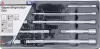 BGS DIY 9 részes 1/4", 3/8", 1/2"-os hosszabító szár készlet dugókulcshoz, billenő fejjel (BGS 6113)