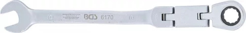 BGS technic Dupla csuklós racsnis csillag-villáskulcs, 10 mm (BGS 6170)