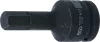 BGS technic Levegős dugókulcs | Hossz 100 mm | 20 mm (3/4") | Belső hatszögletű 17 mm (6185-H17)