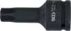 BGS technic Levegős dugókulcs | Hossz 100 mm | 20 mm (3/4") | T-profil (Torx) T100 (6185-T100)
