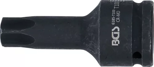 BGS technic Levegős dugókulcs | Hossz 100 mm | 20 mm (3/4") | T-profil (Torx) T100 (6185-T100)