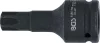 BGS technic Levegős dugókulcs | Hossz 100 mm | 20 mm (3/4") | T-profil (Torx) T90 (6185-T90)