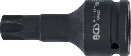 BGS technic Levegős dugókulcs | Hossz 100 mm | 20 mm (3/4") | T-profil (Torx) T90 (6185-T90)
