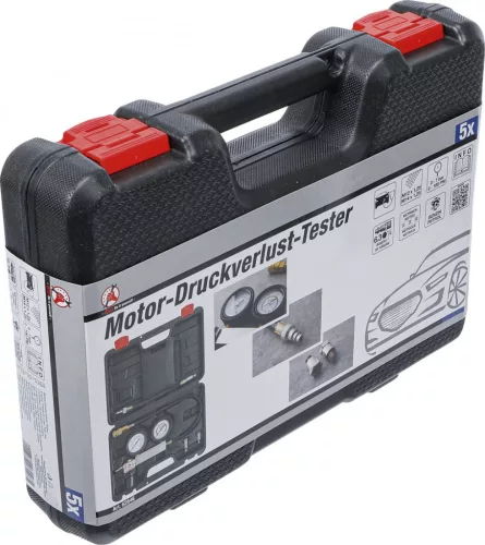 BGS DIY Motor nyomásveszteség mérő készlet, benzin motorokhoz (BGS 62646)