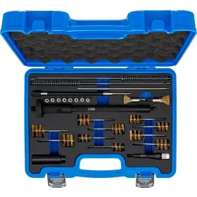   BGS technic Injektorfészek és injektorfurat tisztító készlet dízelmotorokhoz, 27 részes, 9–26 mm-es kefékkel (BGS 62652)