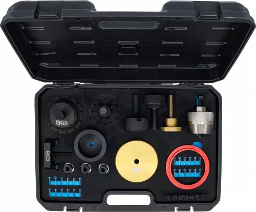 BGS technic Főtengely szimering ki- és beszerelő készlet BMW N20/N26/N40/N42/N45/N46/N52/N53/N54/N55 motorokhoz, 44 részes (BGS 62656)