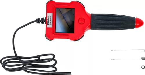 BGS DIY Endoszkópos színes kamera TFT-monitorral, Kamerafej Ø 5,5 mm (BGS 63217)