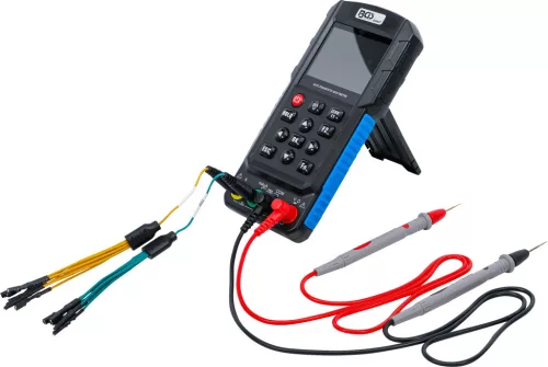 BGS technic Autódiagnosztikai multiméter oszcilloszkóppal és jelgenerátorral, 500 kHz (BGS 63407)