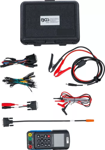 BGS technic Autódiagnosztikai multiméter oszcilloszkóppal és jelgenerátorral, 500 kHz (BGS 63407)