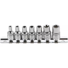   BGS technic 1/4" Dugókulcs készlet, E-Torx | E4 - E11 | 7 darabos (BGS 6402)