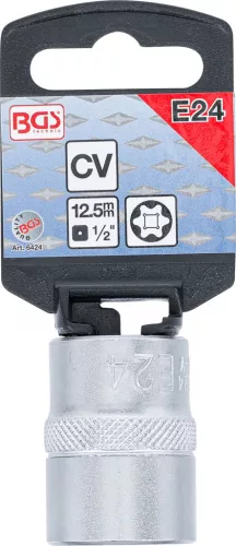 BGS technic E-profilú dugókulcs 1/2" E24 (BGS 6424)