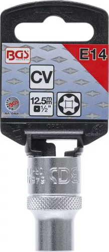 BGS technic E-profilú dugókulcs 1/2" E14 (BGS 6464)