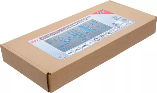 BGS technic 1/3 Szerszámtálca szerszámkocsihoz: 28 darabos hengerfej fúrószár és fúrósablon készlettel (BGS 6682)