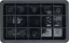 BGS technic Mágneses tálca | 15 rekeszes | 120 x 190 mm (BGS 67103)