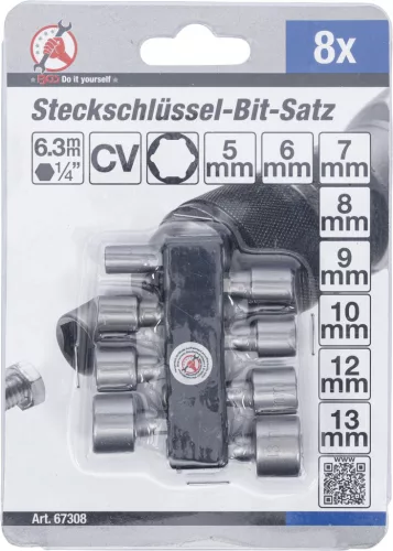 BGS DIY Fúróba fogható dugókulcs készlet 8 részes (BGS 67308)