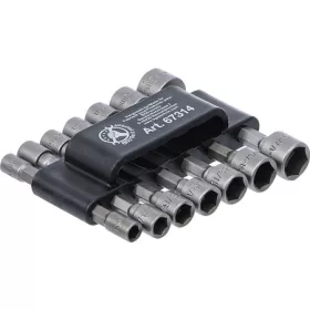   BGS DIY Fúróba fogható dugókulcs készlet | 6,3 mm (1/4 ") meghajtó | Metrikus + coll | 14 db (BGS 67314)