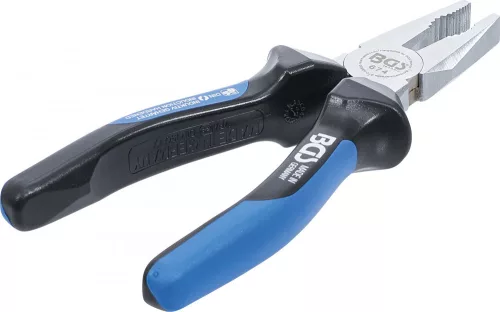 BGS technic Kombinált fogó | Facettával és vágóéllel | 180 mm (BGS 674)