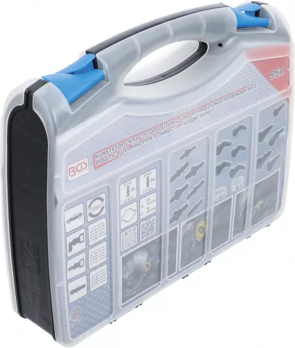 BGS technic Műanyag cső és csatlakozó készlet | 95 db. (BGS 6776)