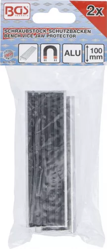 BGS technic Satu-védőpofák | Aluminium | Szélesség: 100 mm | 2 darabos (BGS 6795)
