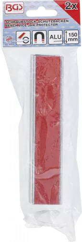 BGS technic Satu-védőpofák | Aluminium | Szélesség: 150 mm | 2 darabos (BGS 6800)