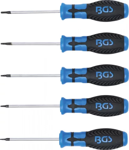 BGS technic Csavarhúzó készlet | T-profil (Torx) | T6 - T10 | 7 darabos (BGS 6828)