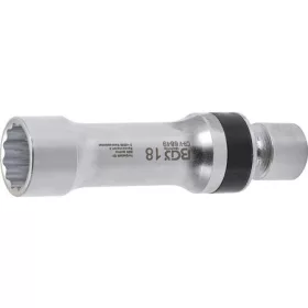   BGS Technic Gyújtógyertya csuklós toldat, tizenkétszögletű, tartórugóval | 10 mm (3/8") | 18 mm (BGS 6849)