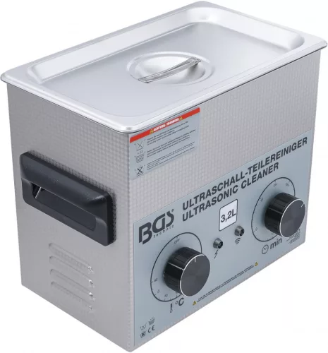BGS technic Ultrahangos alkatrésztisztító | 3,2 l (BGS 6879)