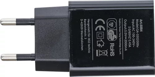 BGS technic Univerzális USB töltő | 2 A (BGS 6884)