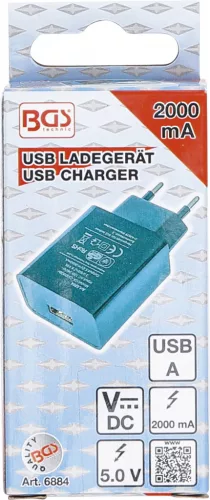 BGS technic Univerzális USB töltő | 2 A (BGS 6884)