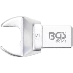   BGS Technic 15 mm villáskulcs fej | cserélhető fejű nyomatékkulcsokhoz (BGS 6901-15)