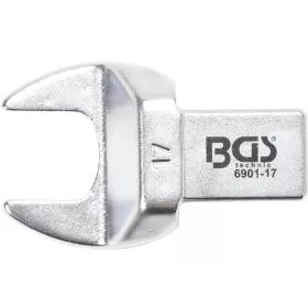   BGS Technic 17 mm villáskulcs fej | cserélhető fejű nyomatékkulcsokhoz (BGS 6901-17)