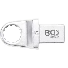   BGS Technic 15 mm csillagkulcs fej | cserélhető fejű nyomatékkulcsokhoz (BGS 6903-15)