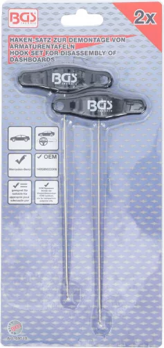 BGS technic Kampó készlet Mercedes irányítópult kiszereléshez (BGS 69510)