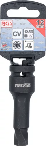 BGS technic Csavarkiszedő | Belső négyszögletű behajtófej 12,5 mm (1/2") | meghibásodott 12 mm-es imbuszcsavarokhoz (BGS 7004-12)