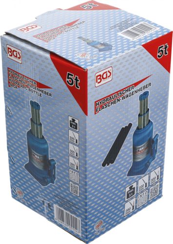 BGS technic Hidraulikus palackemelő | Dupla dugattyúval | 5 t (BGS 70042)