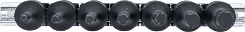 BGS technic Csavarkiszedő készlet | 12,5 mm (1/2") | hibás belső hatszögletű csavarokhoz 4 - 12 mm | 7 darabos (BGS 7004)