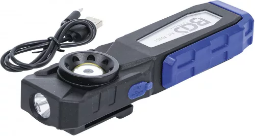 BGS technic COB LED műhelylámpa mágnessel és kampóval | összecsukható (BGS 70051)