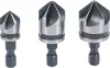 BGS DIY Süllyesztő bit készlet | HSS | 6,3 mm (1/4") | 12 - 16 - 19 mm | 3 darabos (BGS 70052)