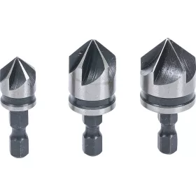   BGS DIY Süllyesztő bit készlet | HSS | 6,3 mm (1/4") | 12 - 16 - 19 mm | 3 darabos (BGS 70052)