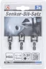 BGS DIY Süllyesztő bit készlet | HSS | 6,3 mm (1/4") | 12 - 16 - 19 mm | 3 darabos (BGS 70052)