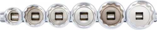 BGS technic Dugókulcskészlet, tizenkétszögletű | 12,5 mm (1/2") | 24 - 38 mm | 6 darabos (BGS 70102)