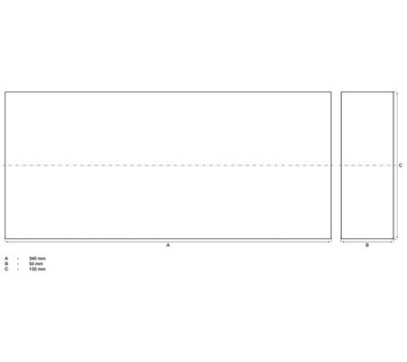 BGS technic Biztonsági blokk | csápos emelőhöz | 340 x 150 x 55 mm (BGS 7010)