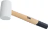 BGS technic Gumikalapács | üvegszálas nyél | fehér fejű | Ø 64 mm | 750 g (70138)