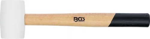 BGS technic Gumikalapács | üvegszálas nyél | fehér fejű | Ø 64 mm | 750 g (70138)