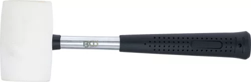 BGS technic Gumikalapács | Fém nyél | fehér fejű | Ø 48 mm | 250 g (70139)