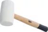 BGS technic Gumikalapács | üvegszálas nyél | fehér fejű | Ø 64 mm | 750 g (70140)