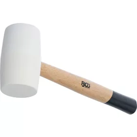   BGS technic Gumikalapács | üvegszálas nyél | fehér fejű | Ø 64 mm | 750 g (70140)