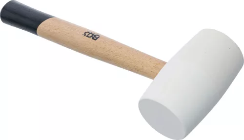 BGS technic Gumikalapács | üvegszálas nyél | fehér fejű | Ø 64 mm | 750 g (70140)